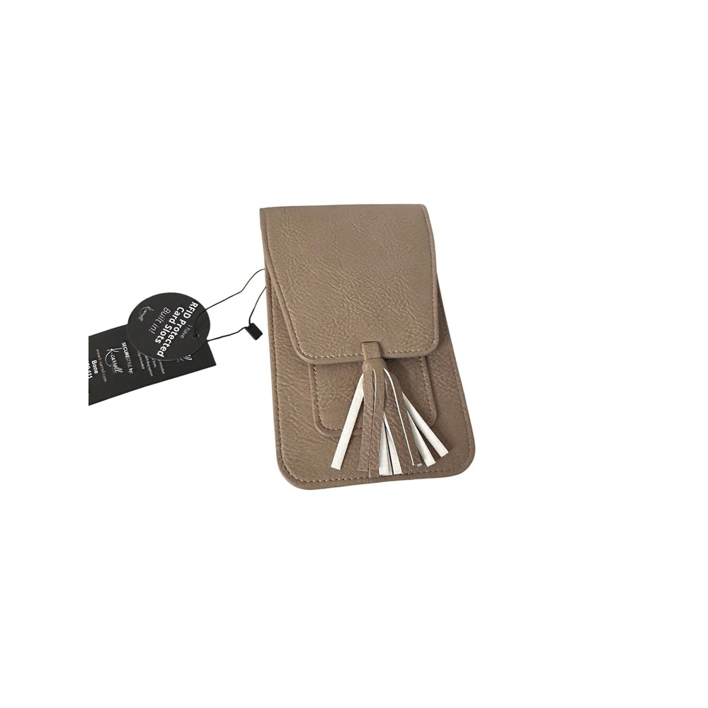 K. Carroll Accessories SecureStyle RFID Phone Crossbody Bag Bone‎ 599 111 NWT